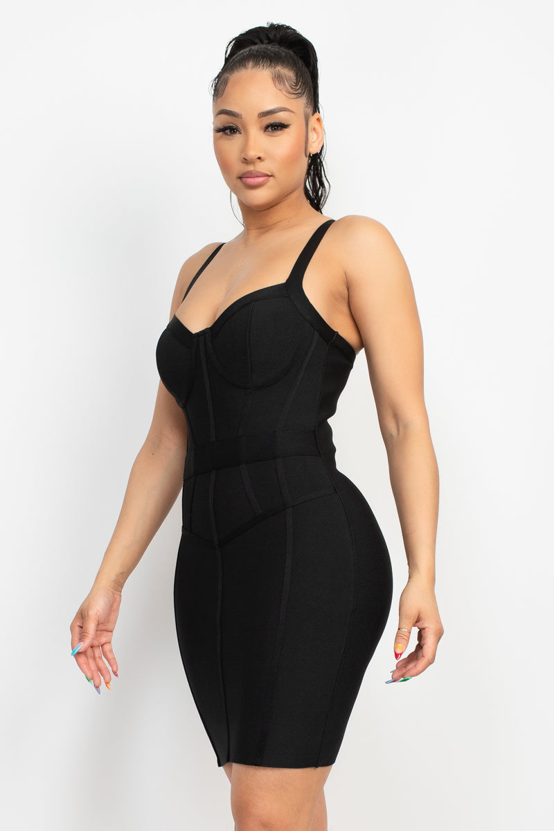 sweetheart bandage dress