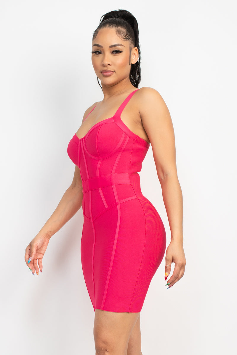 sweetheart bandage dress