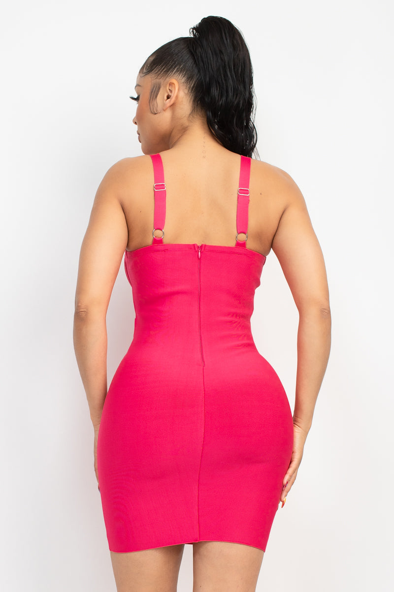 sweetheart bandage dress