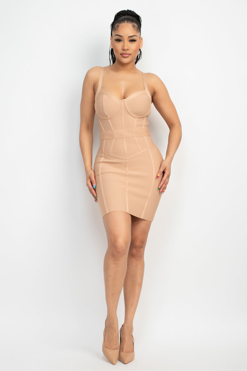 sweetheart bandage dress