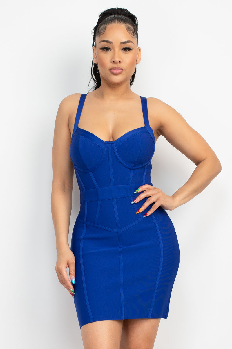 sweetheart bandage dress