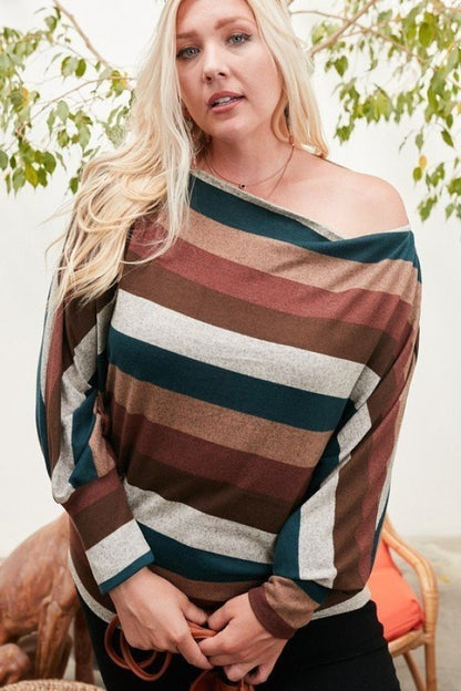 Multi Striped Print Top