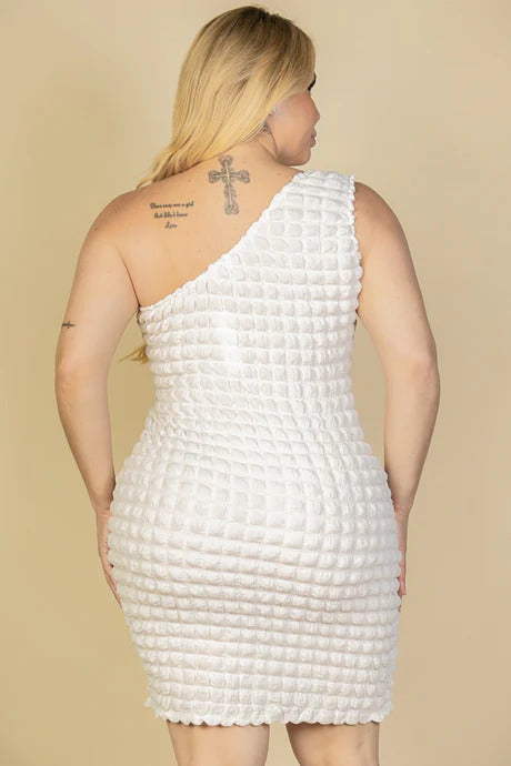 bubble bodycon mini dress