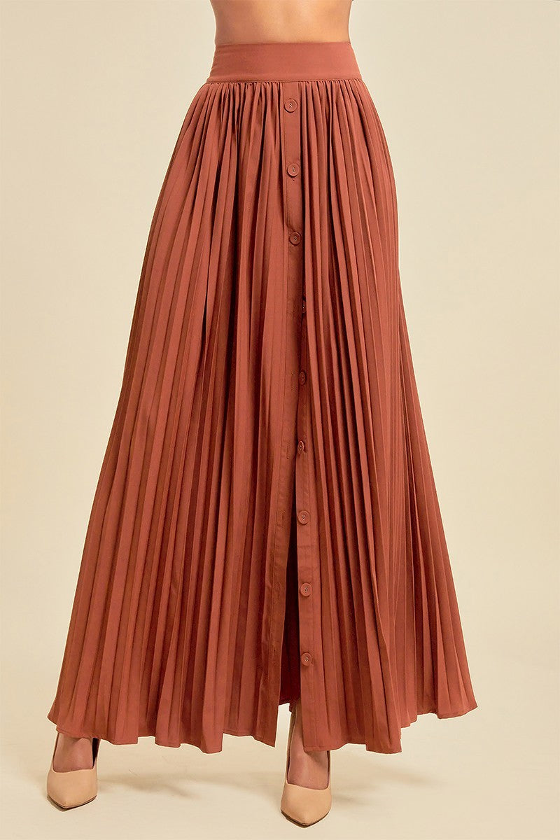 pleated skirt