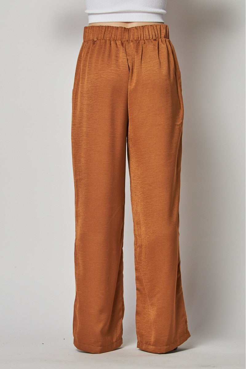 satin cargo pants