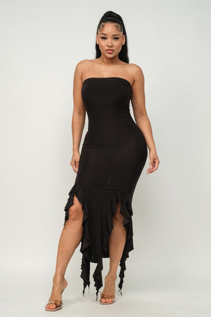 Bottom Ruffle Maxi Dress