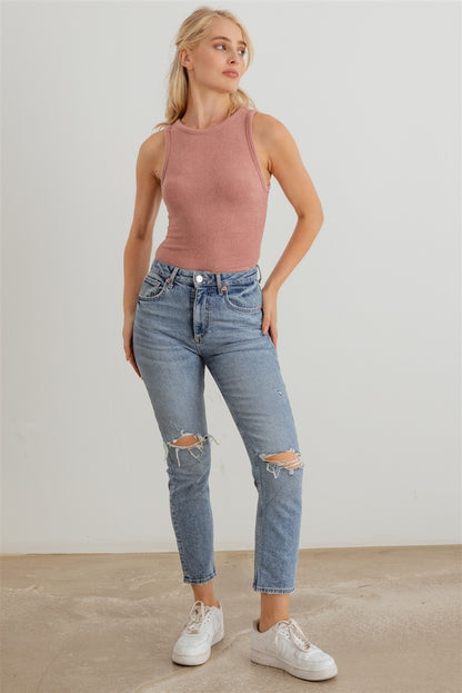 Sleeveless Knit Bodysuit