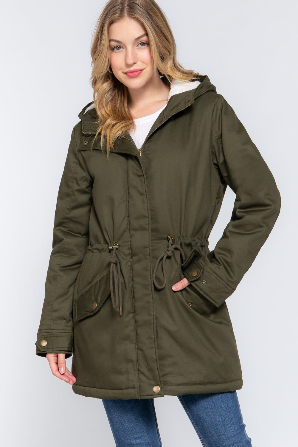 fleece lined jacket