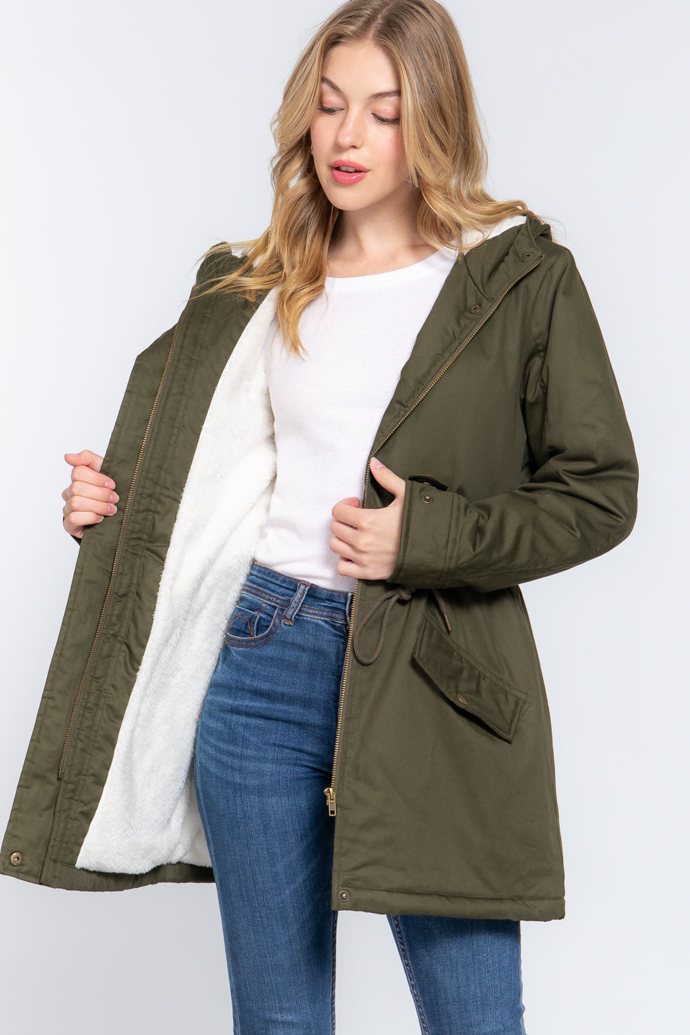 fleece lined jacket