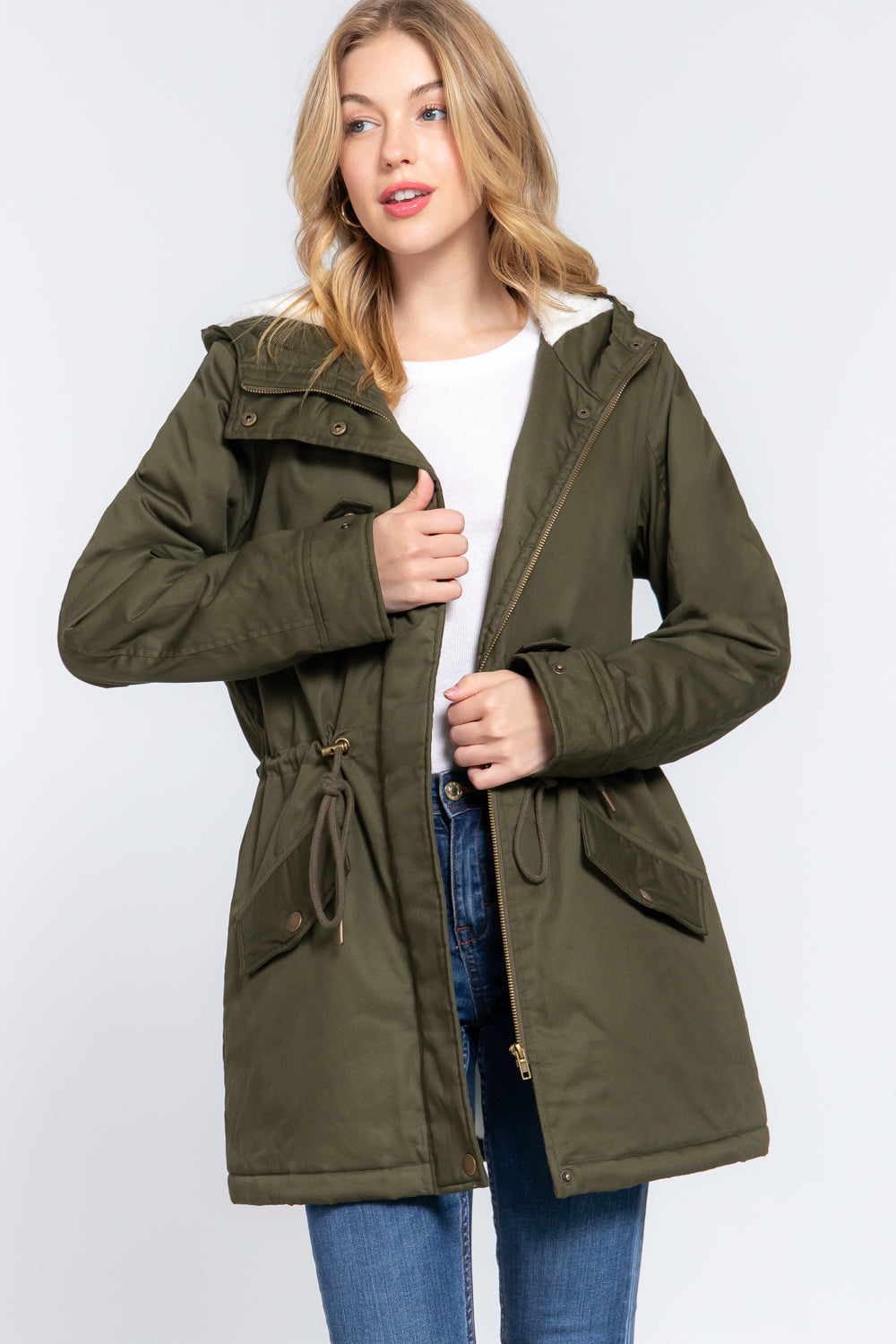 fleece lined jacket