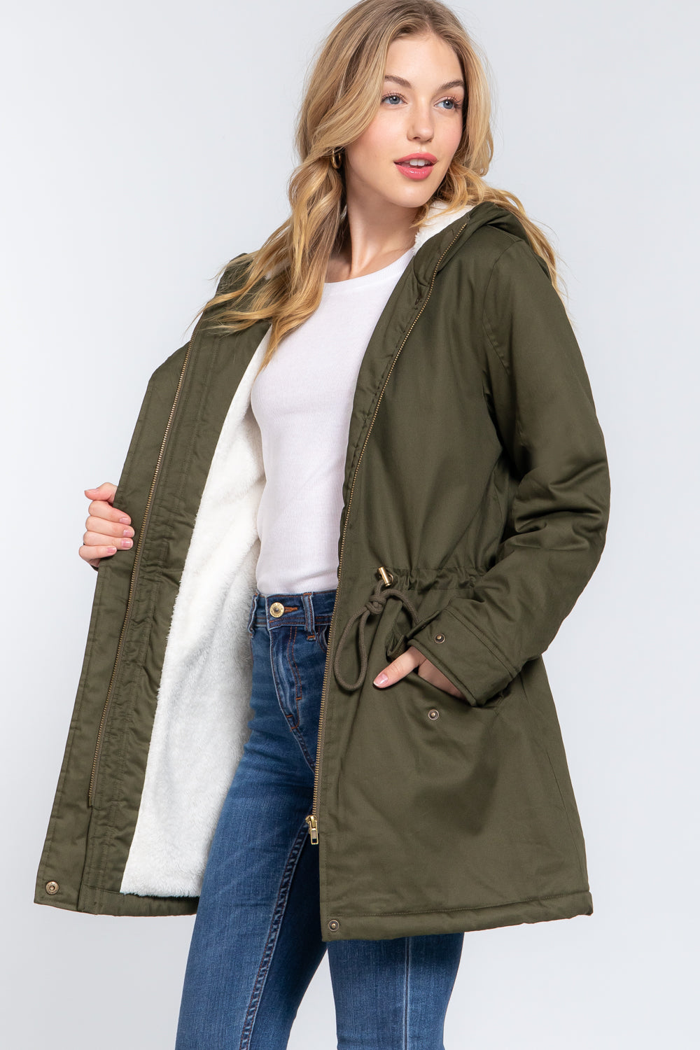 fleece lined jacket