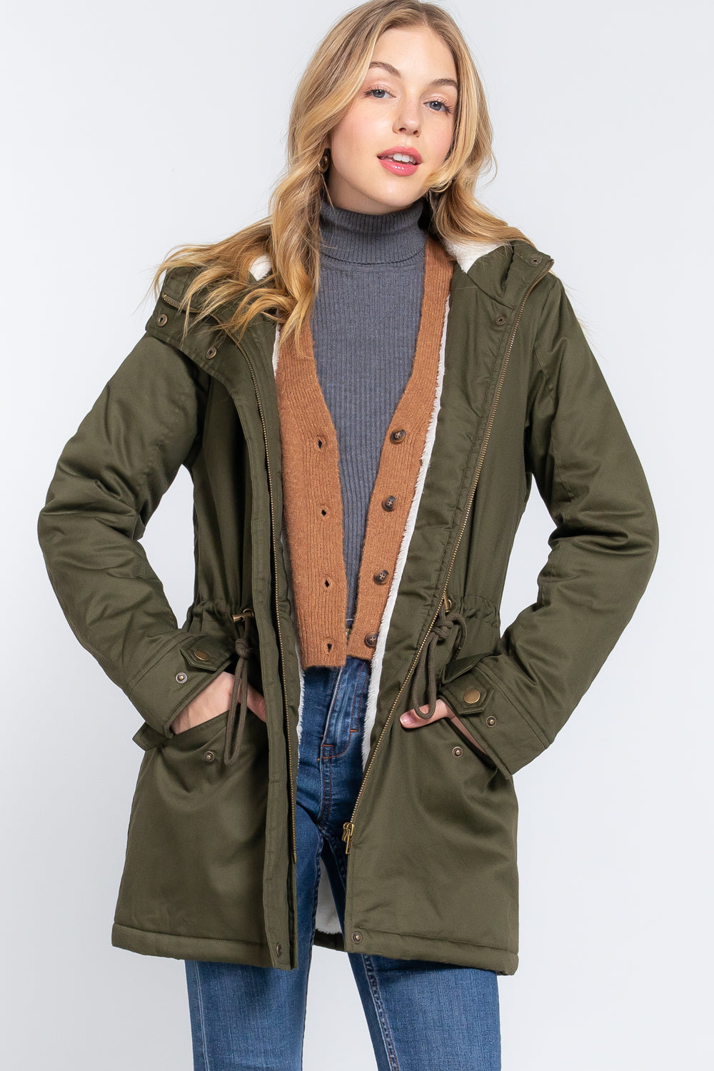 fleece lined jacket