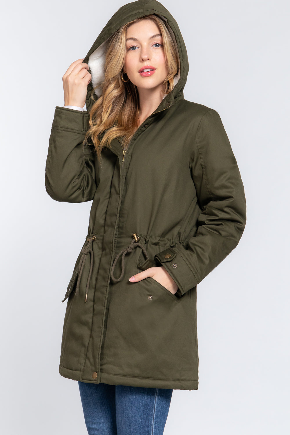 fleece lined jacket