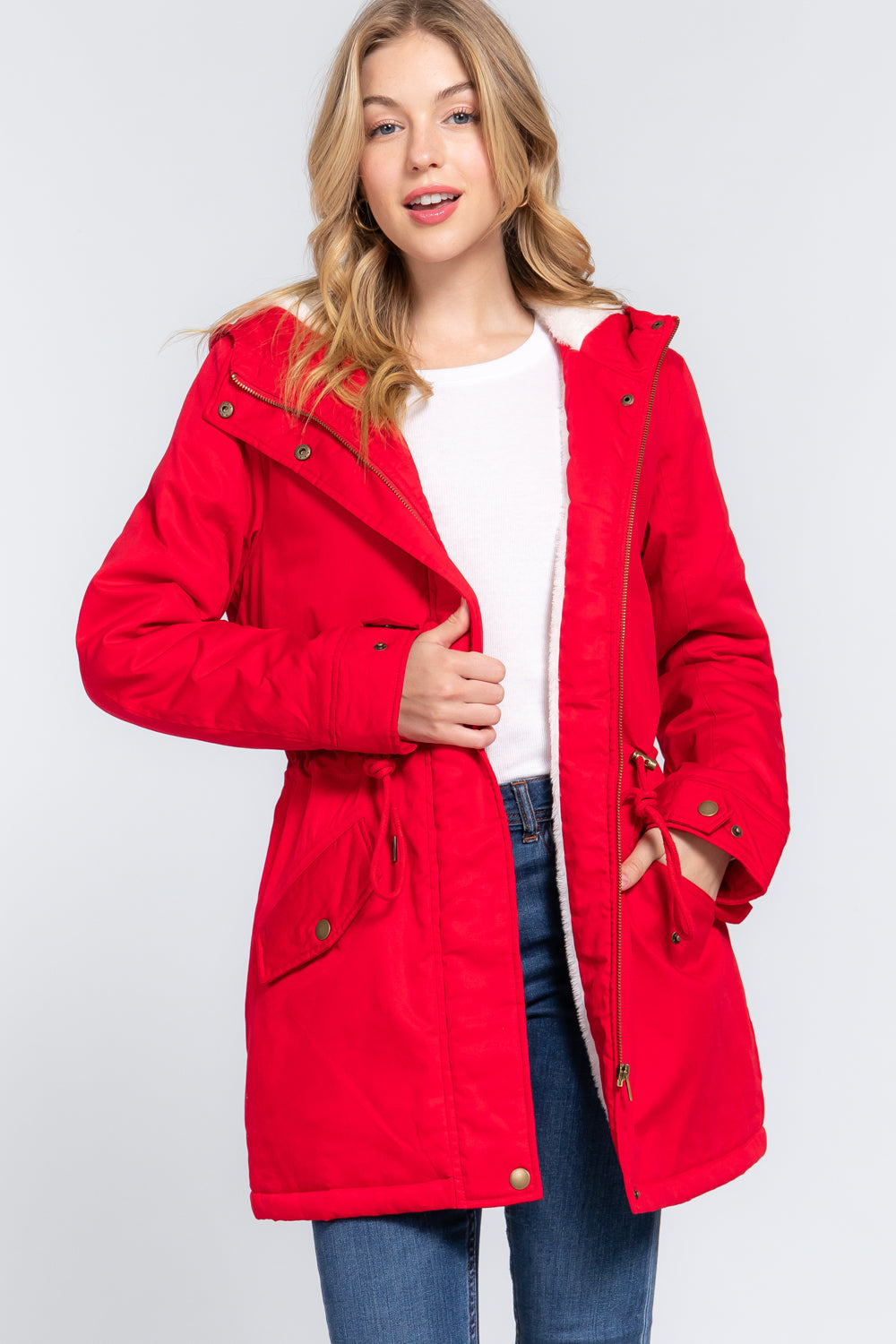 fleece lined jacket