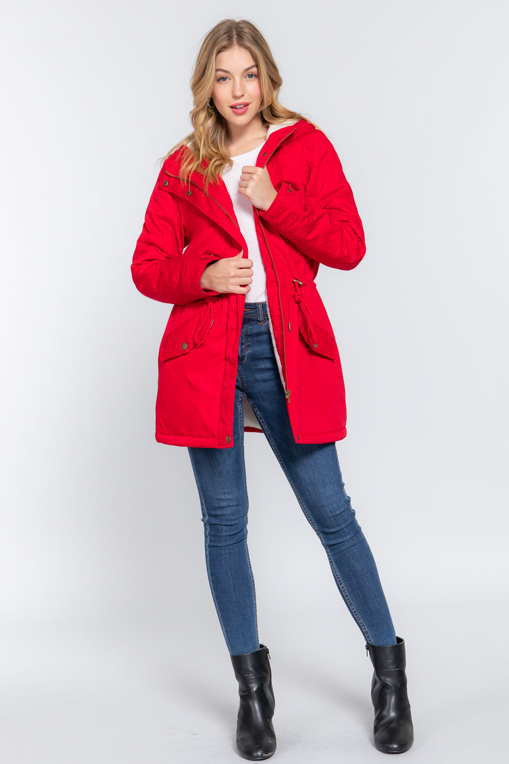 fleece lined jacket