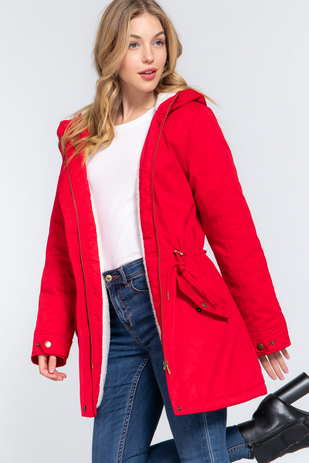 fleece lined jacket