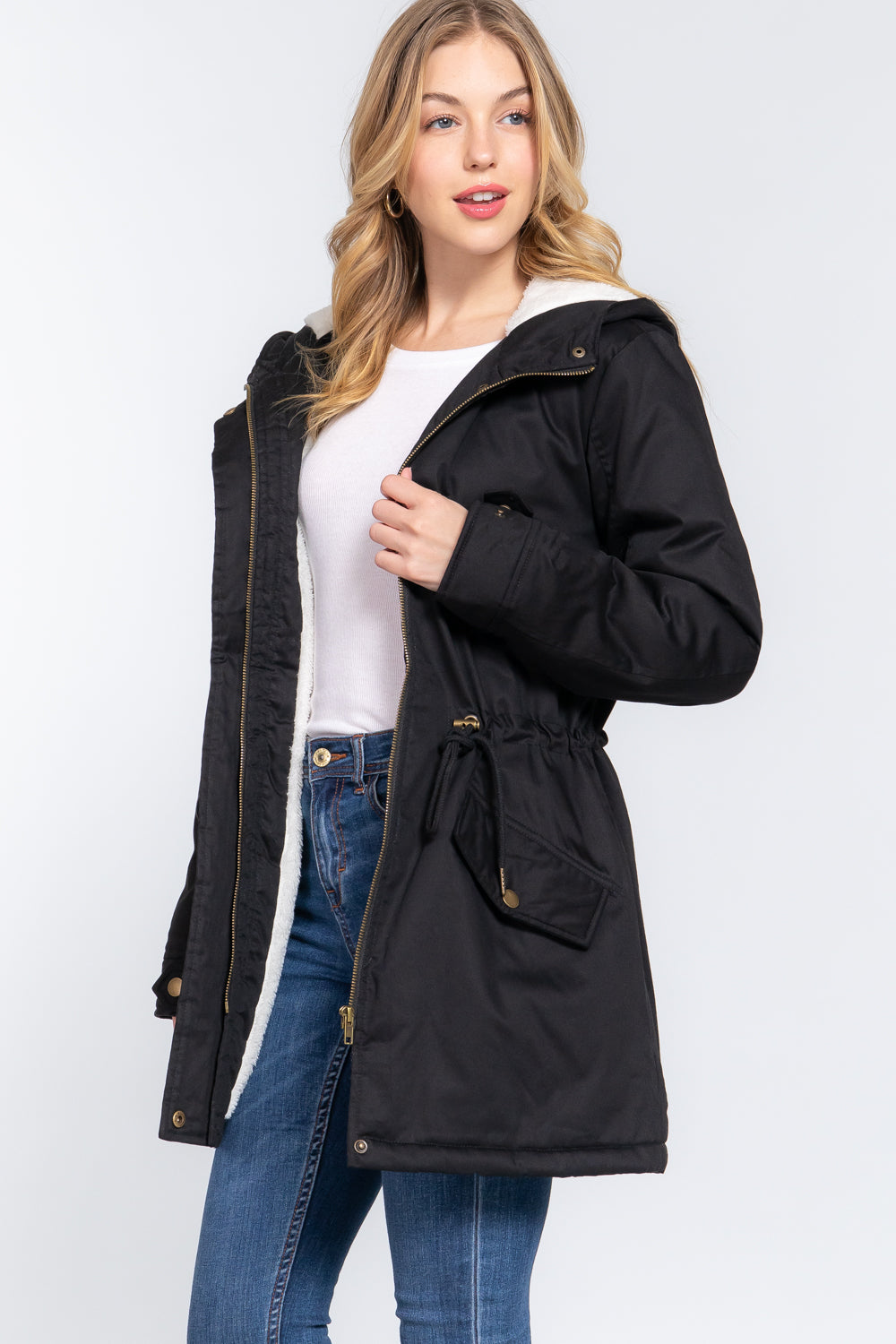 fleece lined jacket