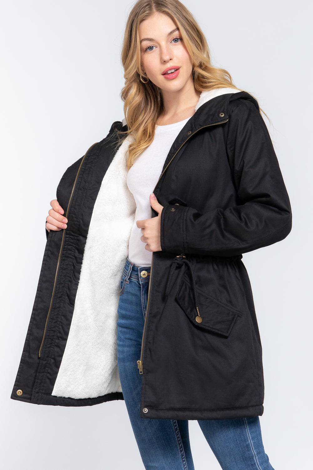 fleece lined jacket