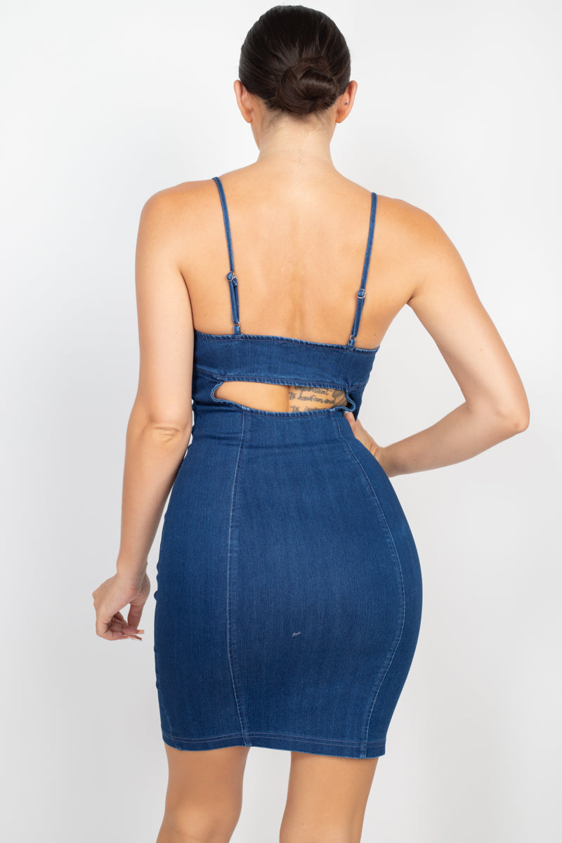 cami denim dress