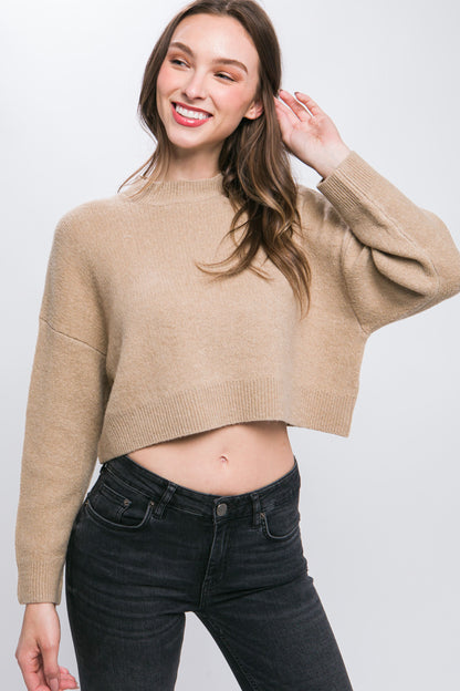 Wool Blend Sweater Top