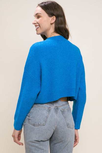 Wool Blend Sweater Top