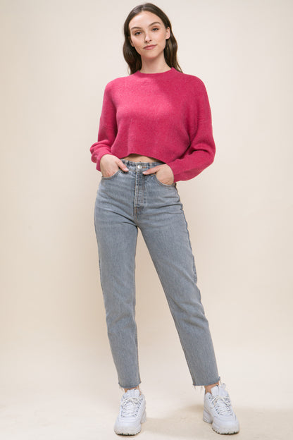 Wool Blend Sweater Top