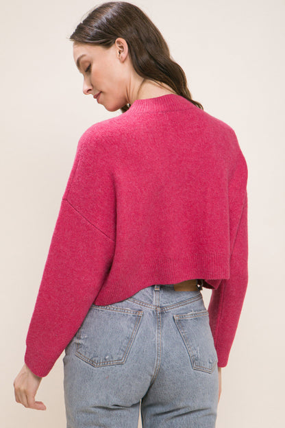 Wool Blend Sweater Top