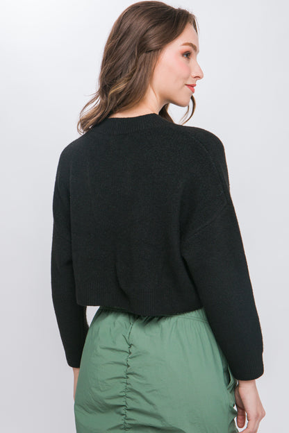 Wool Blend Sweater Top