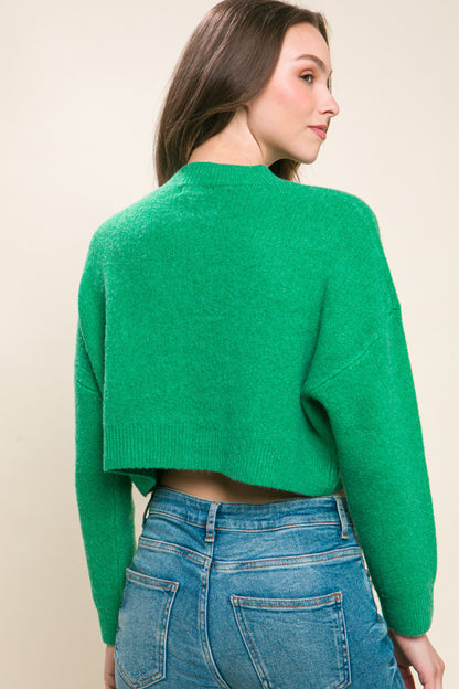 Wool Blend Sweater Top